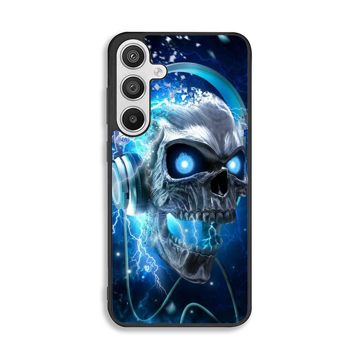 Skull Blue Samsung Galaxy A26 Case OV3912