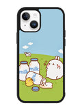 Molang Coon Milk iPhone 15 Plus Case OV5836
