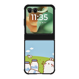 Molang Coon Milk Motorola Moto RAZR 2025 Case OV5836