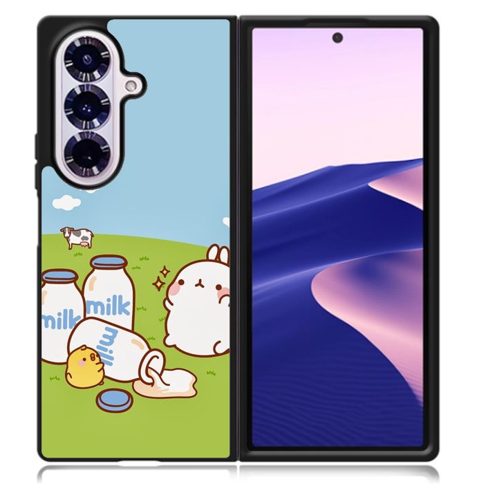 Molang Coon Milk Samsung Galaxy Z Fold 7 Case OV5836
