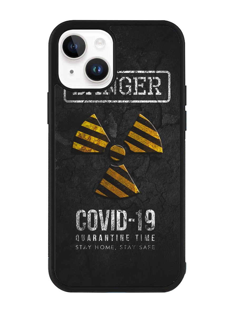 Danger Covid 19 iPhone 15 Plus Case OV6132