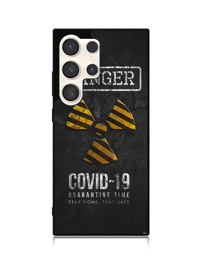 Danger Covid 19 Samsung Galaxy S23 Ultra 5G Case QC6132