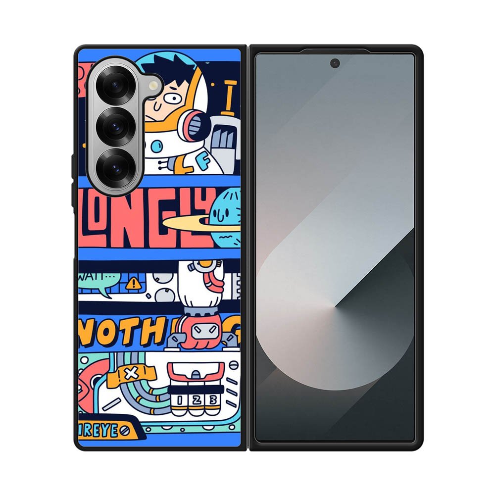 Astronaut Lonely Samsung Galaxy Z Fold 7 5G Case QC3887