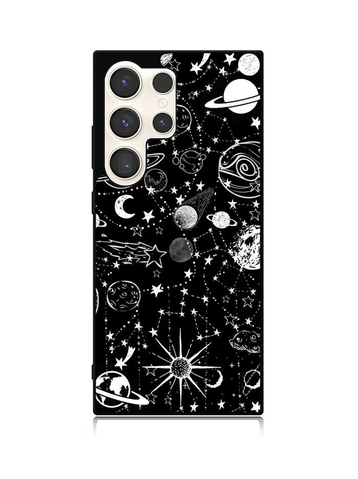 Black Galaxy Samsung Galaxy S25 Ultra 5G Case QC4162