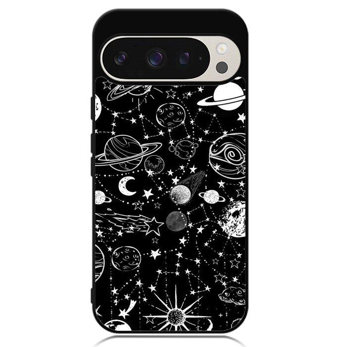 Black Galaxy Google Pixel 9 | Pixel 9 Pro Case OV4162