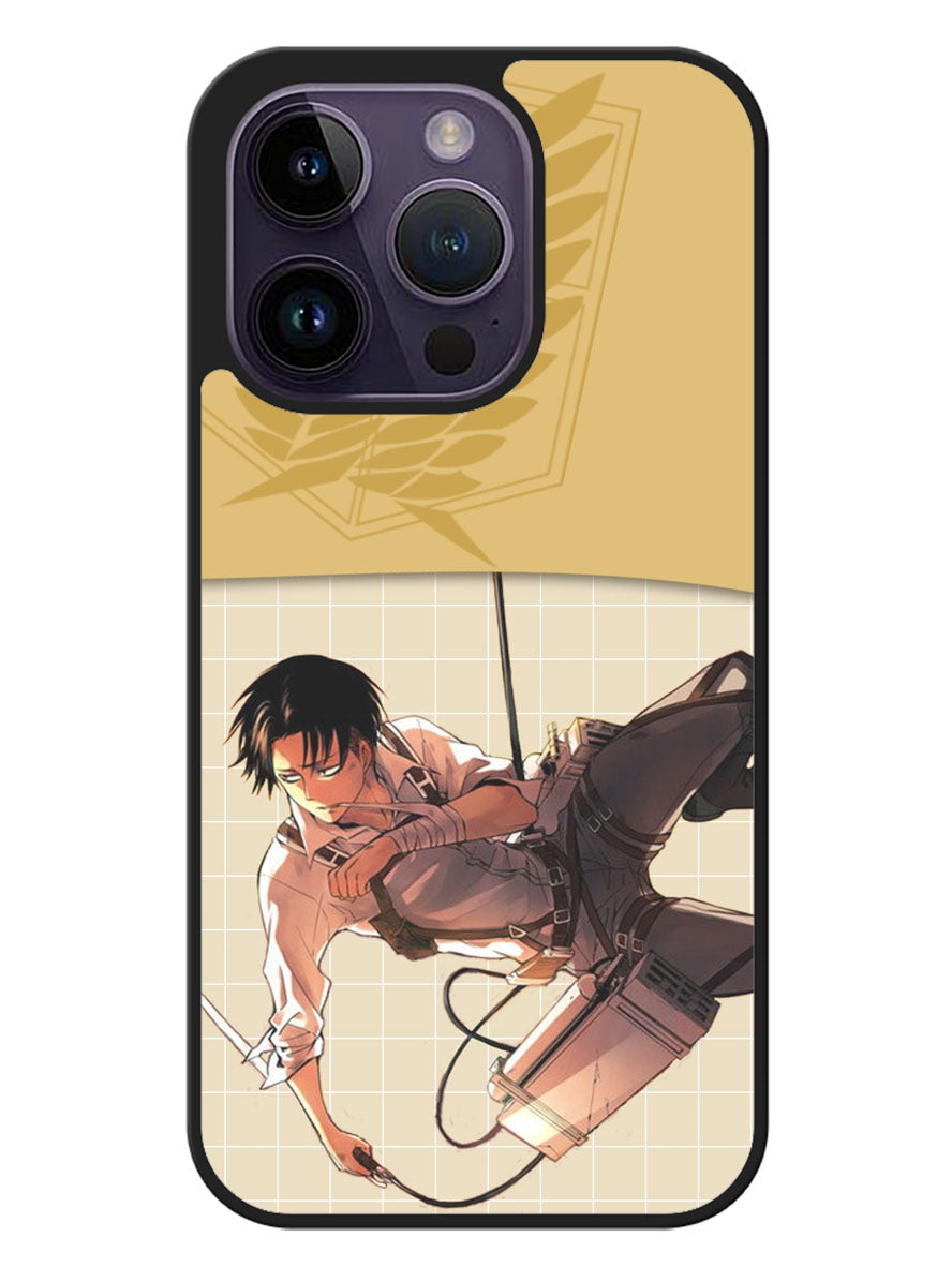 AOT Levi Ackerman iPhone 14 Pro Case OV2061