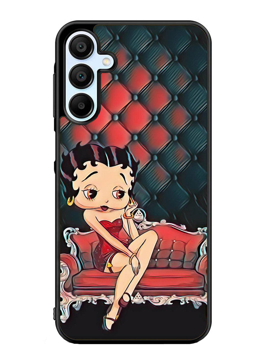 Betty Boop Wallpaper Samsung Galaxy A25 5G Case