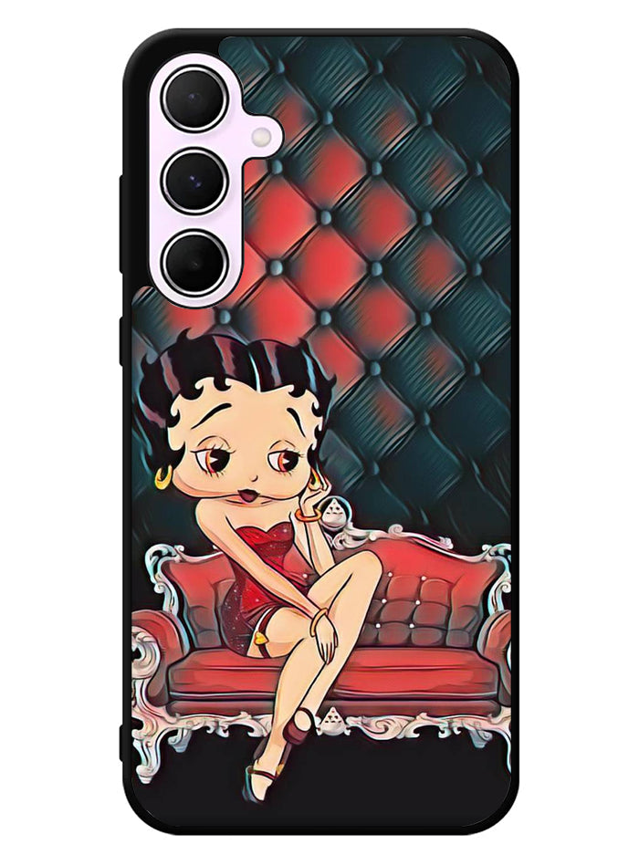Betty Boop Wallpaper Samsung Galaxy A35 5G Case