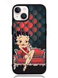 Betty Boop Wallpaper iPhone 14 Case