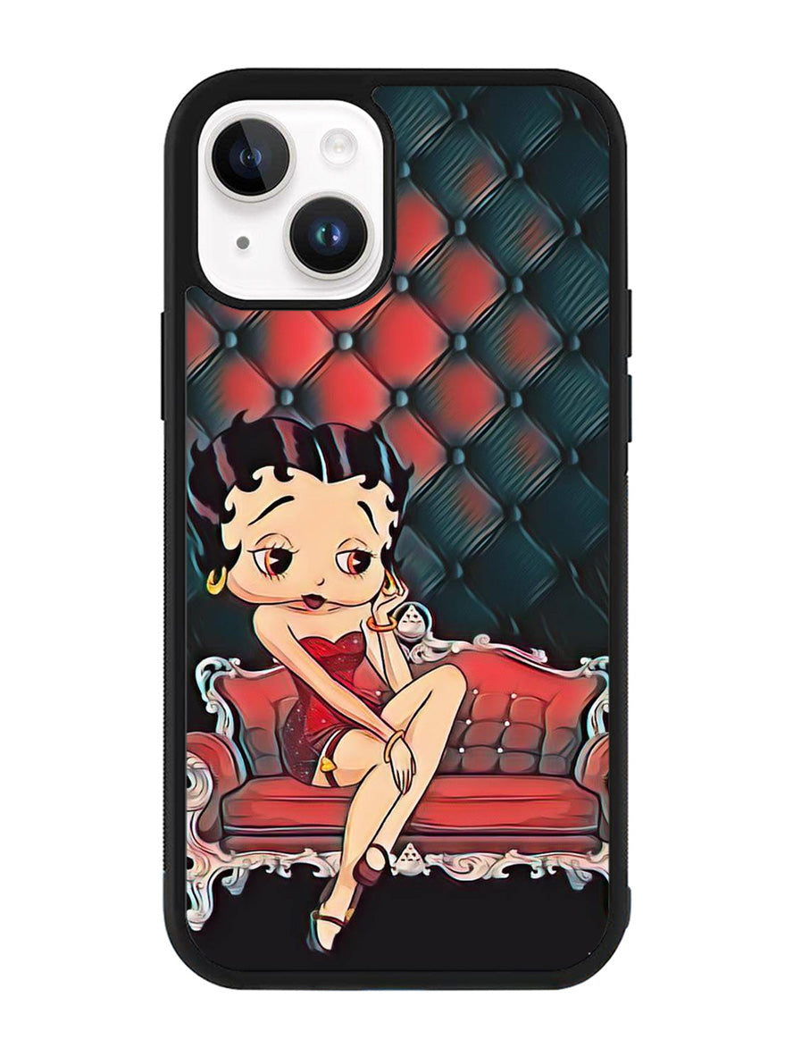 Betty Boop Wallpaper iPhone 15 Plus Case OV4130