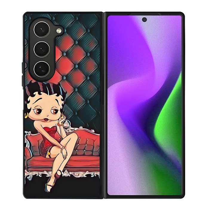 Betty Boop Wallpaper Samsung Galaxy Z Fold 6 Case