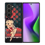Betty Boop Wallpaper Samsung Galaxy Z Fold 6 Case