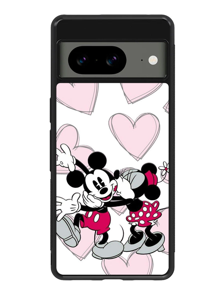 Minnie Kiss Mickey Google Pixel 8A Case QC8073