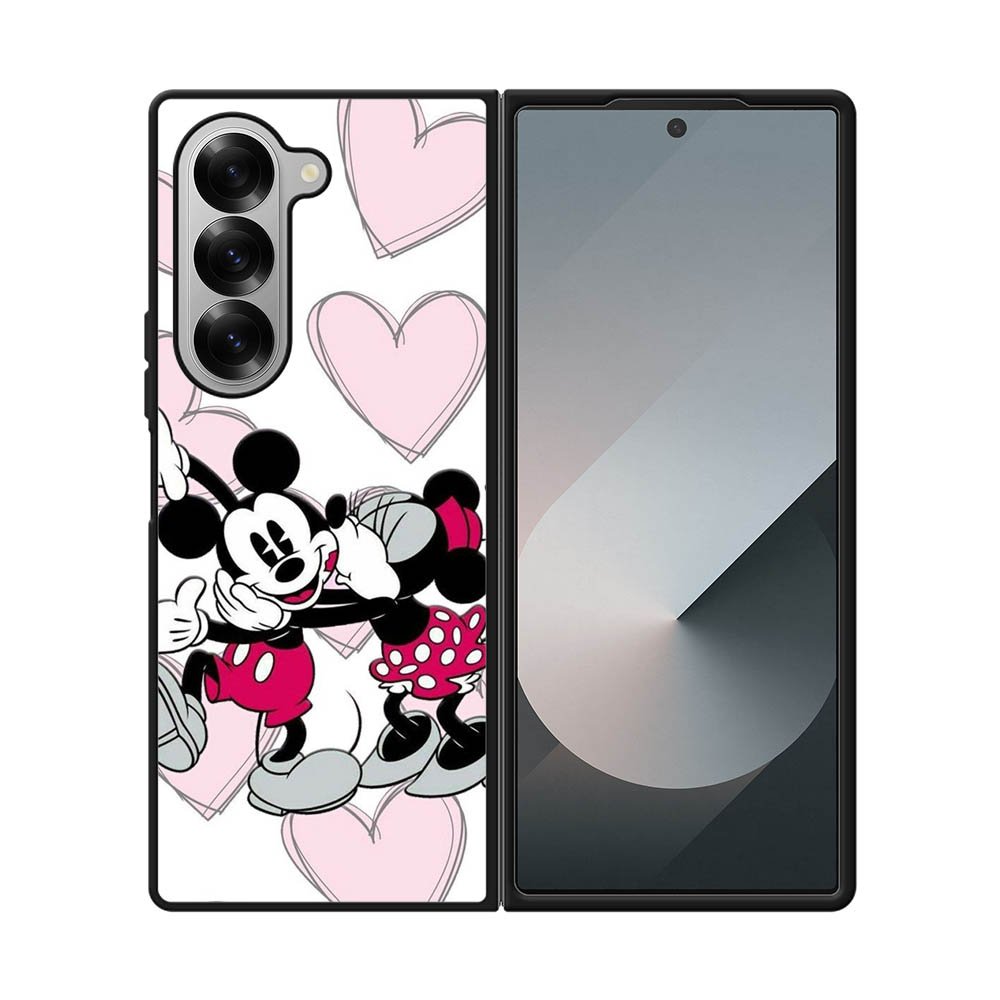 Minnie Kiss Mickey Samsung Galaxy Z Fold 7 5G Case QC8073