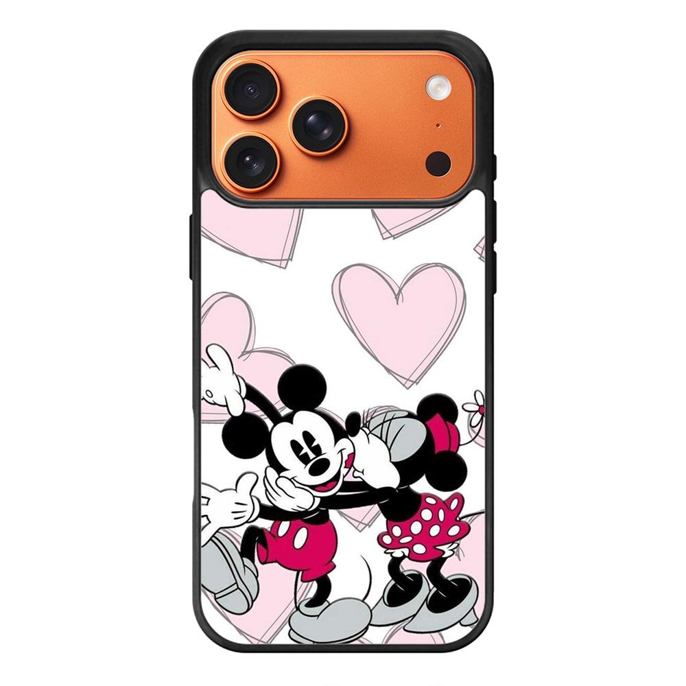 Minnie Kiss Mickey iPhone 17 Pro Case QC8073
