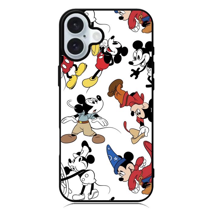 Mickey Mouse Pattren iPhone 16 Case QC8087