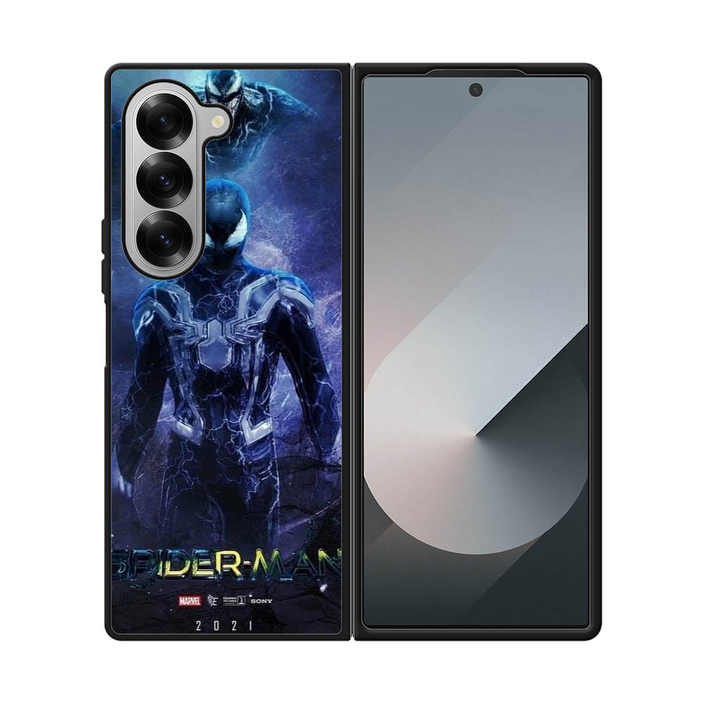 Spiderman Black Samsung Galaxy Z Fold 7 5G Case QC7875
