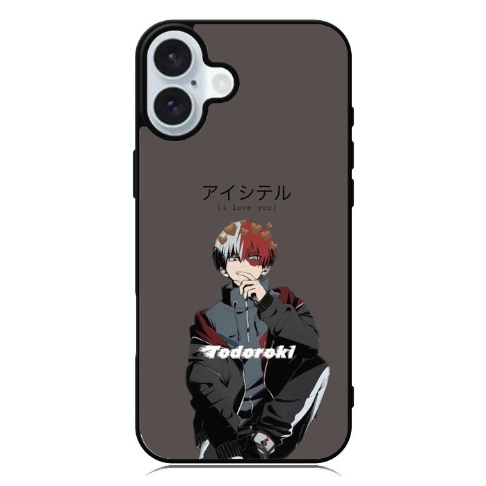 Todoroki Anime iPhone 16 Plus Case QC7781