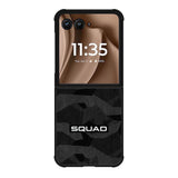 Squad Black Camo Motorola Moto RAZR Plus 2025 Case OV9401
