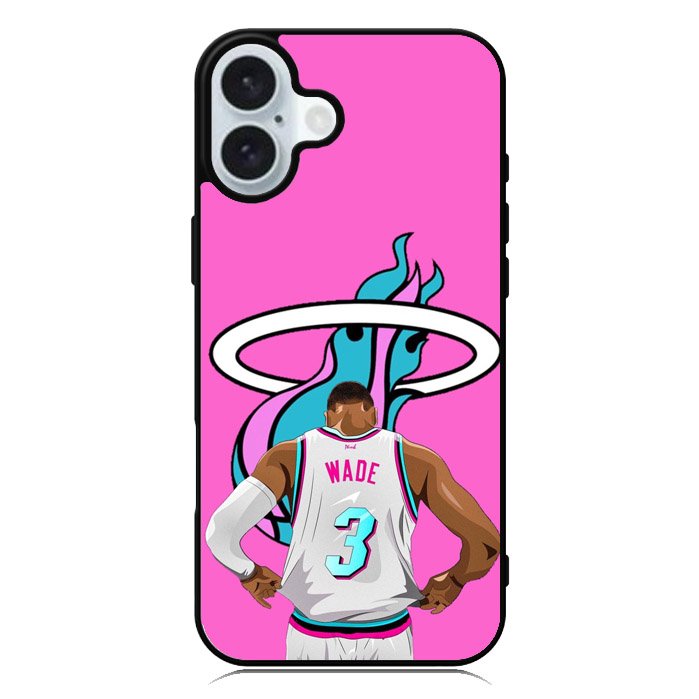 D Wade Miami Heat iPhone 16 Case QC9332