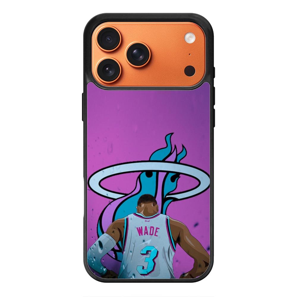 D Wade Miami Heat iPhone 17 Pro Max Case QC9333