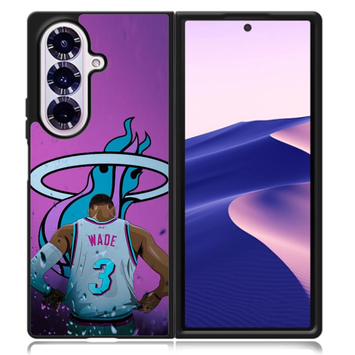 D Wade Miami Heat Samsung Galaxy Z Fold 7 Case OV9333