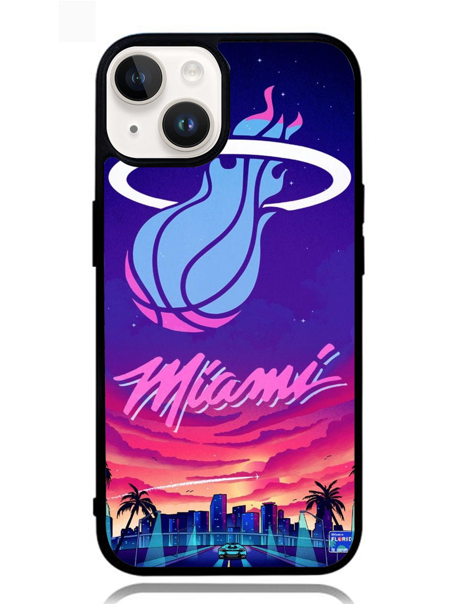 Miami Heat Vice iPhone 14 Plus Case OV9378