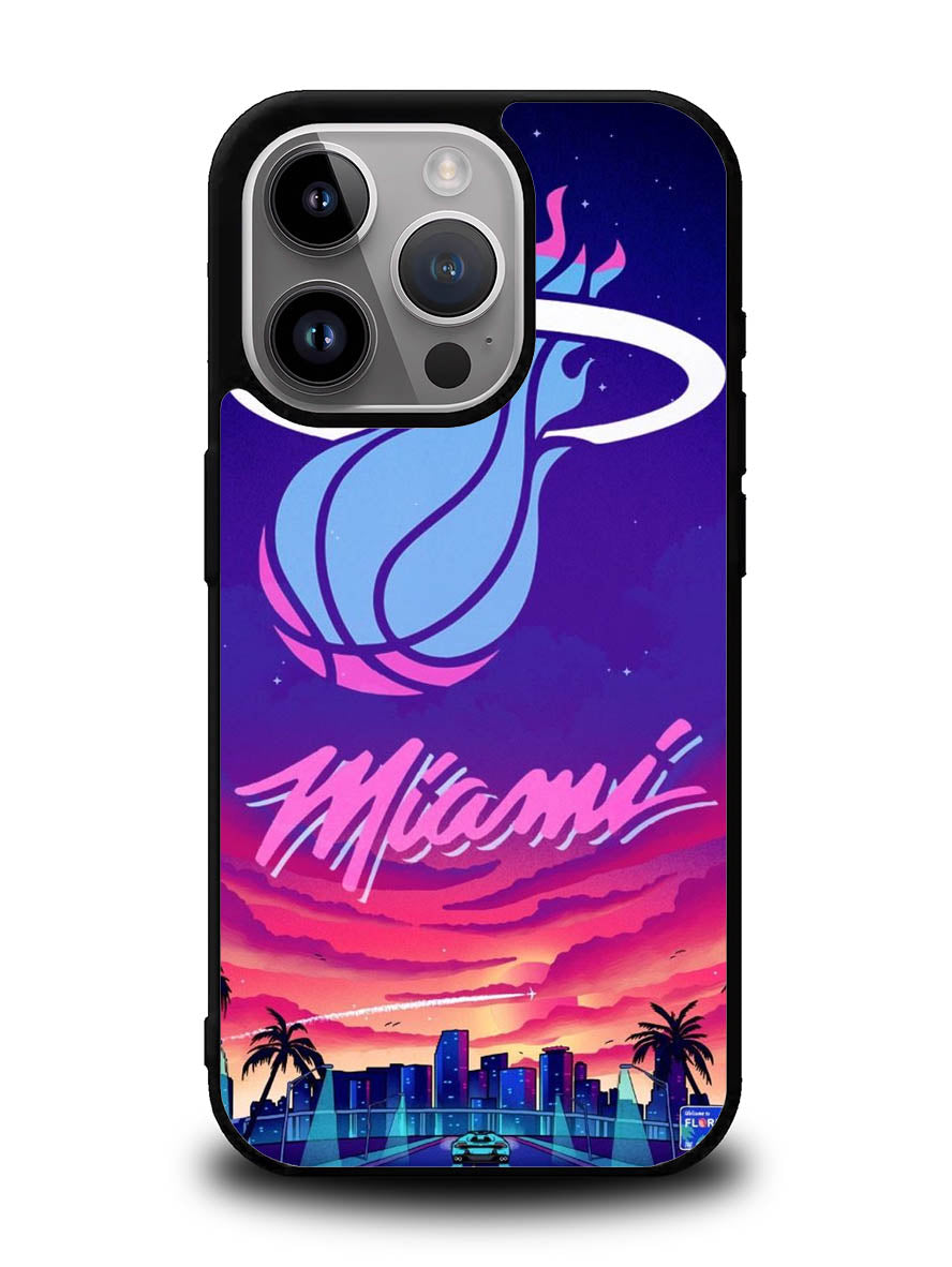 Miami Heat Vice iPhone 15 Pro Case