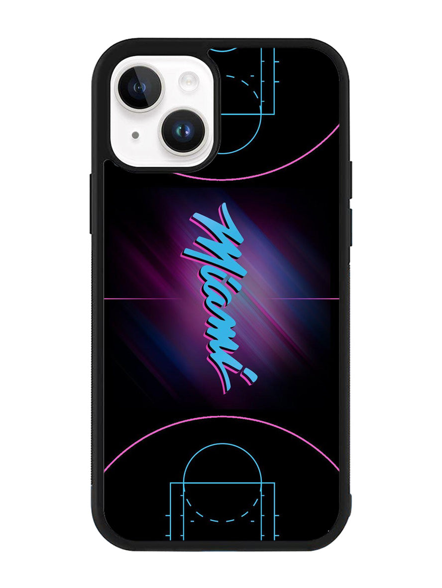 Miami Heat Basketball iPhone 15 Case OV9374