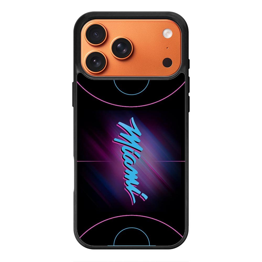 Miami Heat Basketball iPhone 17 Pro Max Case QC9374