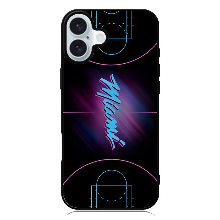 Miami Heat Basketball iPhone 16 Case QC9374