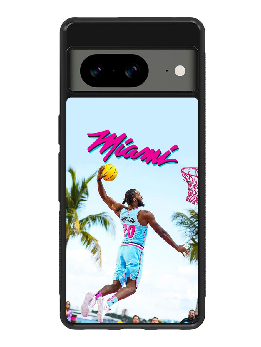 Miami Basketball Google Pixel 8A Case QC9373