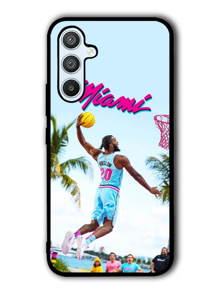 Miami Basketball Samsung Galaxy A14 5G Case QC9373