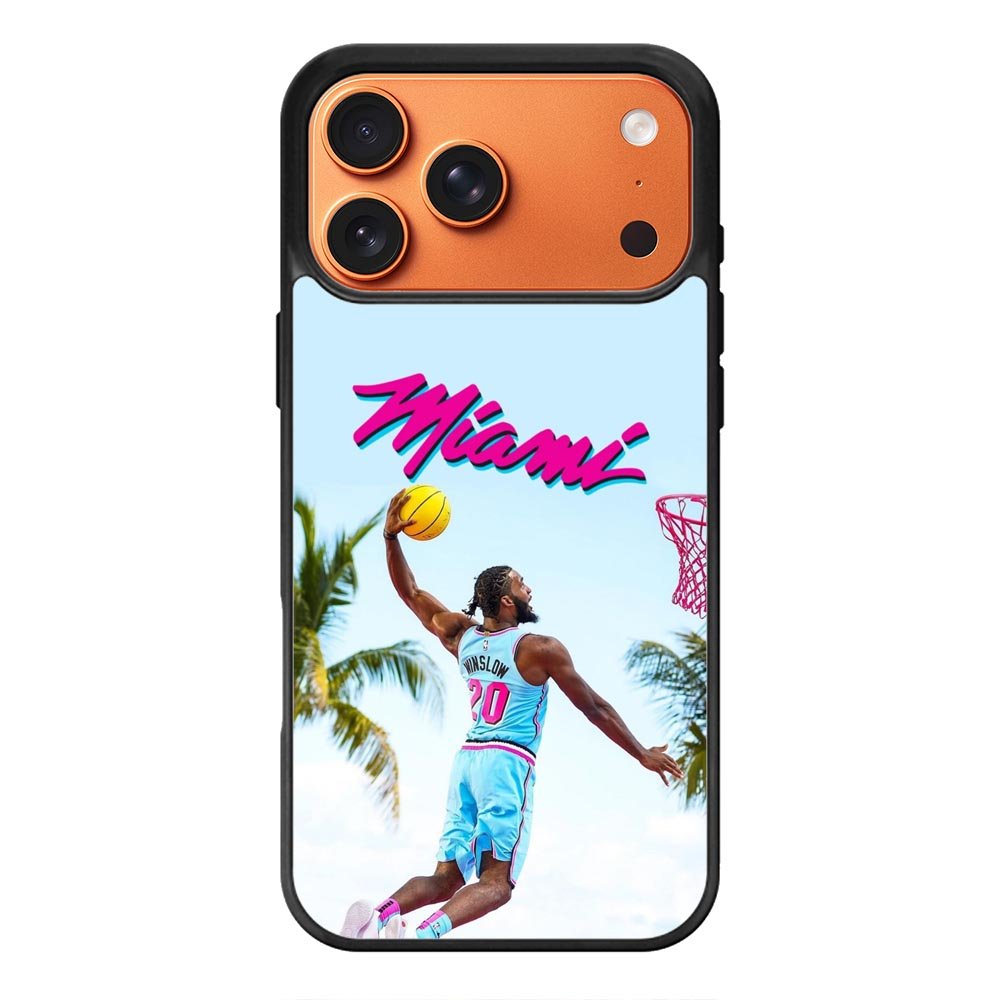 Miami Basketball iPhone 17 Pro Max Case OV9373
