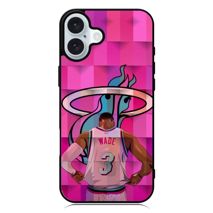 Wade Miami Heat iPhone 16 Plus Case QC9414