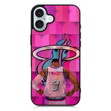 Wade Miami Heat iPhone 16 Plus Case QC9414