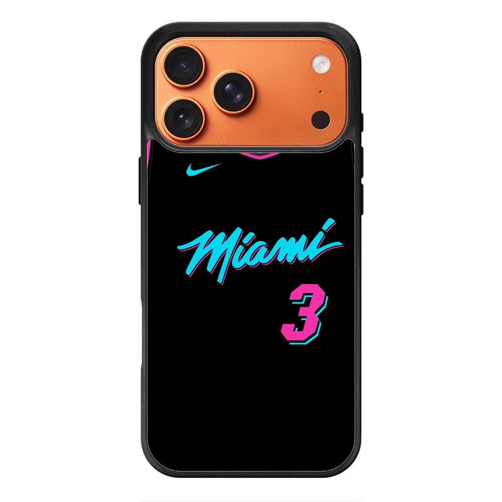 Miami Heat Jersy iPhone 17 Pro Max Case QC9376