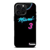 Miami Heat Jersy iPhone 16 Pro Max Case OV9376