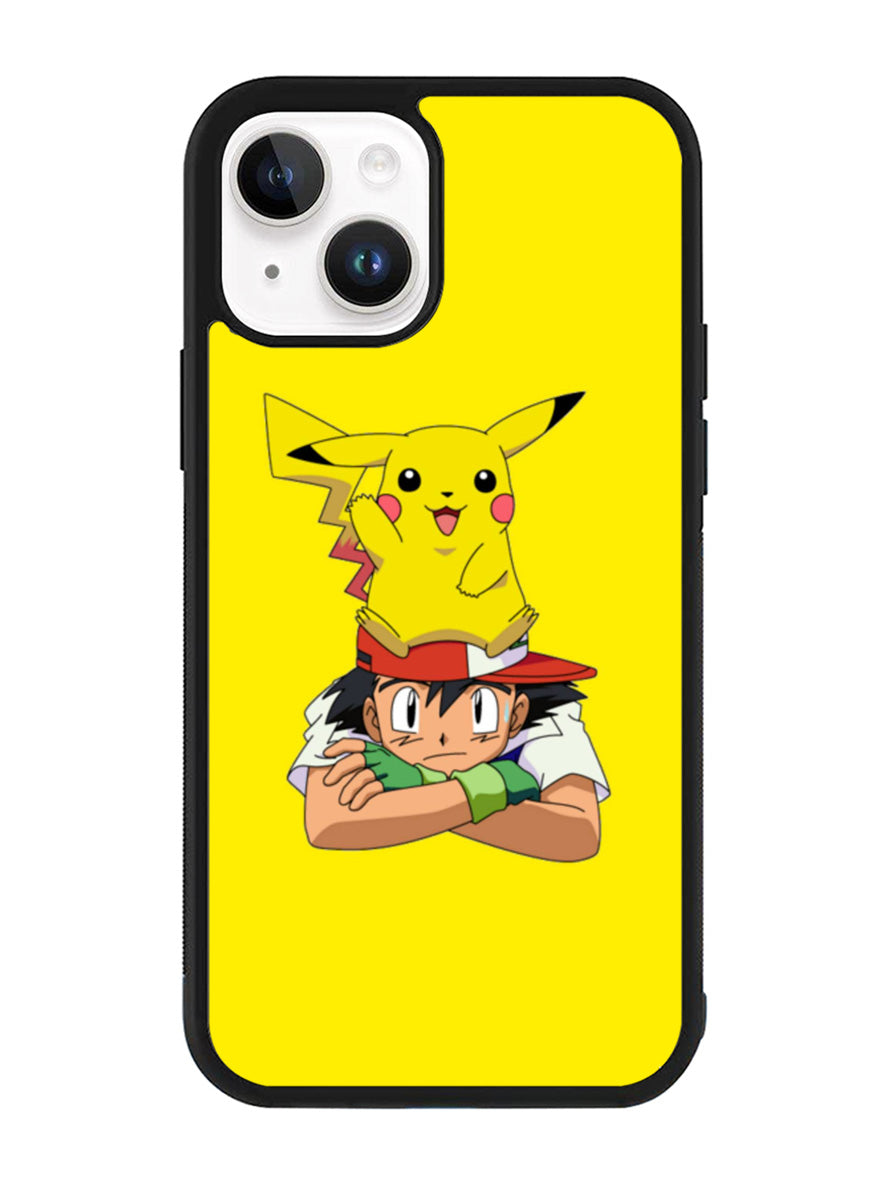Ash Ketchum Pikachu iPhone 14 Plus Case QC9316