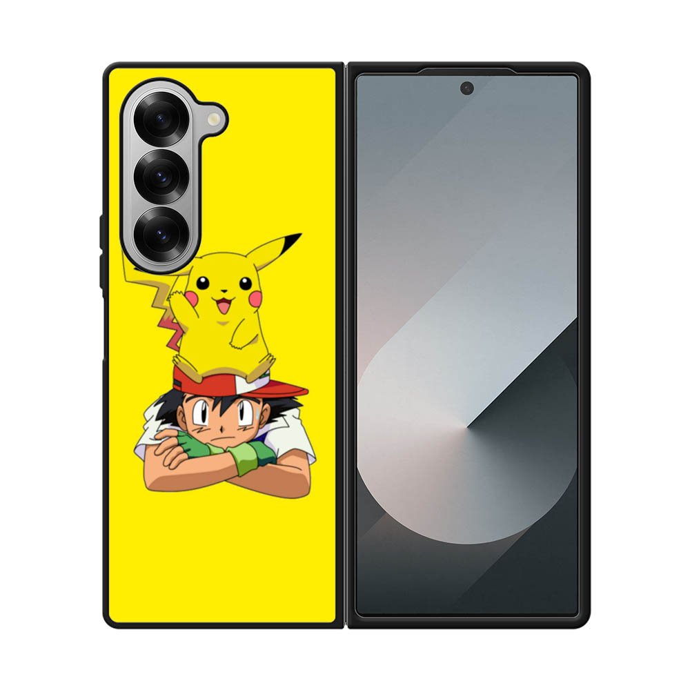 Ash Ketchum Pikachu Samsung Galaxy Z Fold 7 5G Case QC9316