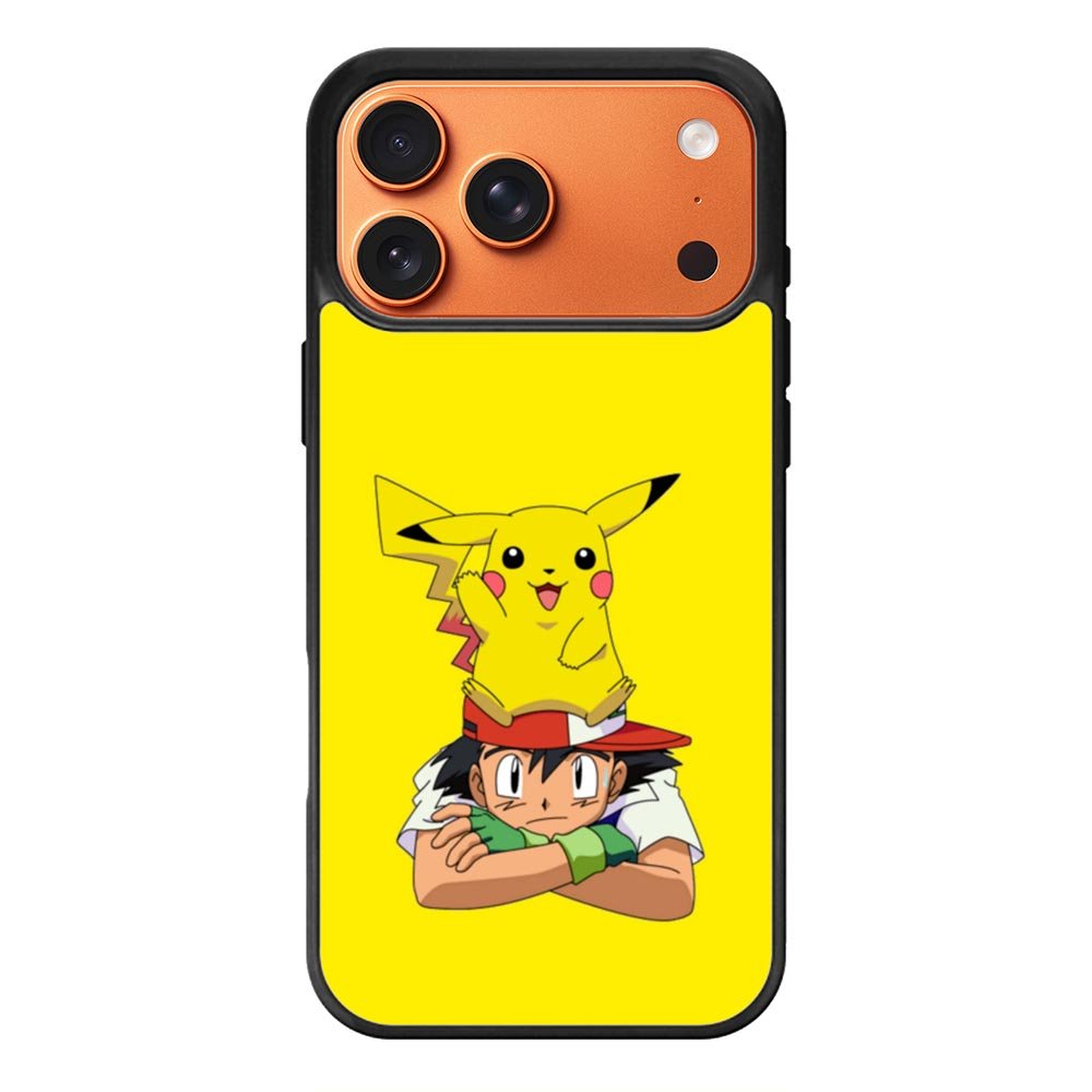 Ash Ketchum Pikachu iPhone 17 Pro Case QC9316