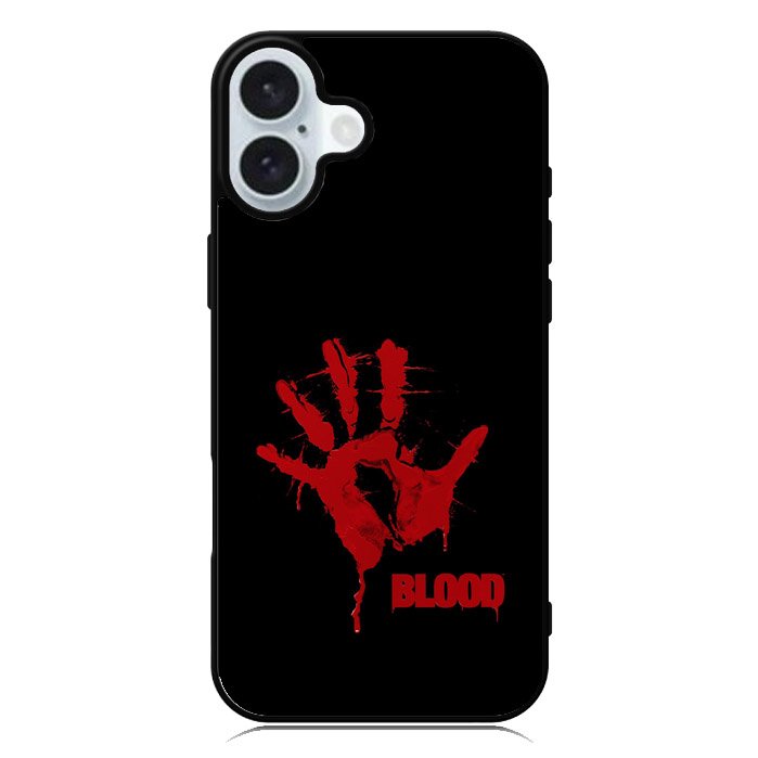 Blood Hand iPhone 16 Case QC9318