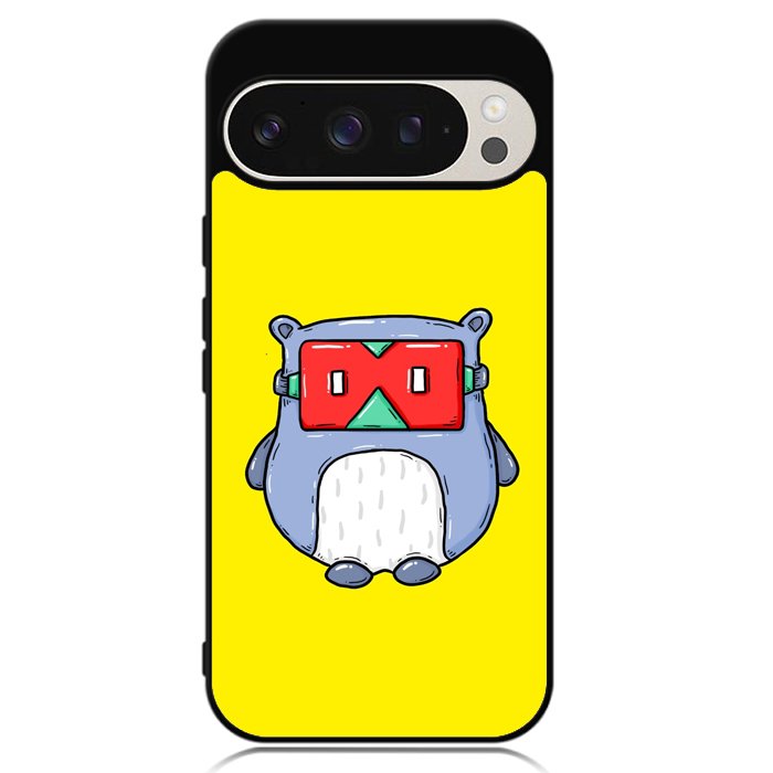 Red Mask Yellow Google Pixel 9 | Pixel 9 Pro Case OV9394