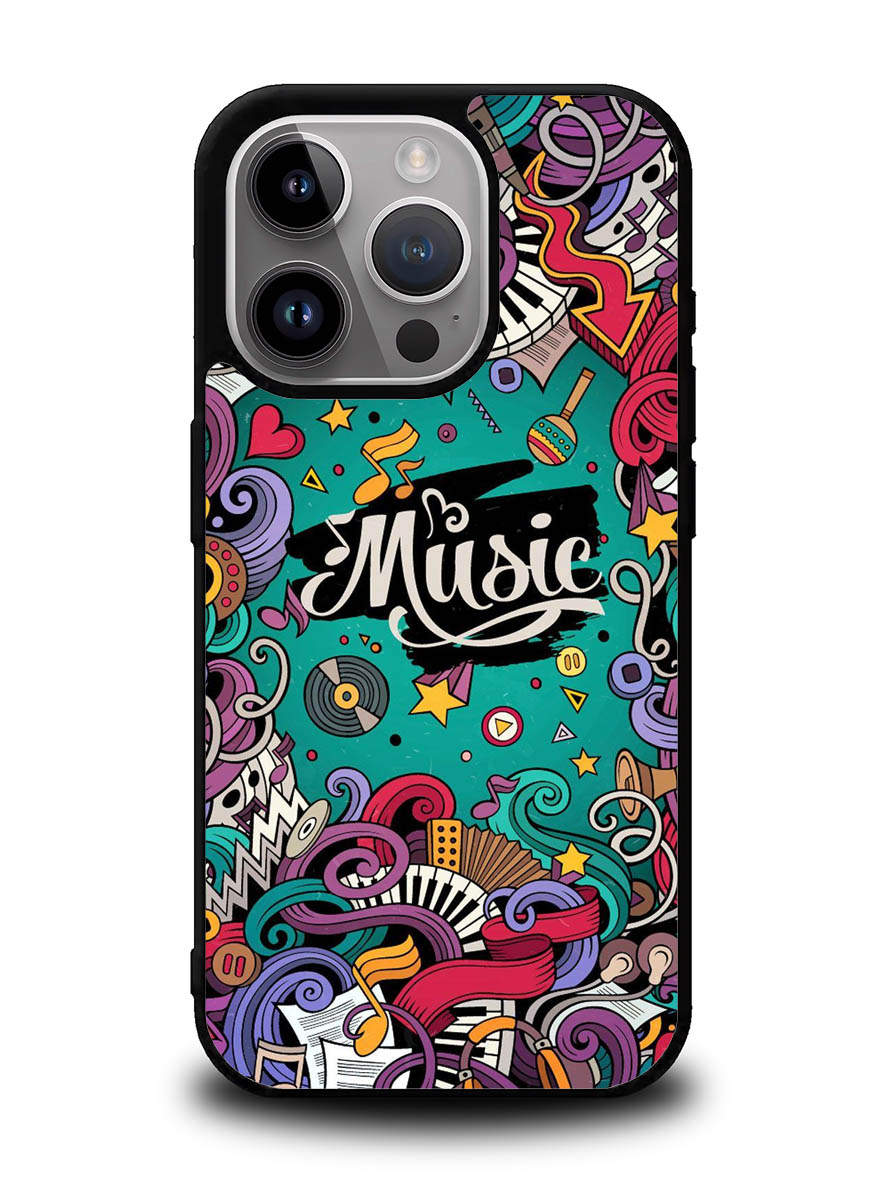 Music Art iPhone 14 Pro Case QC9381