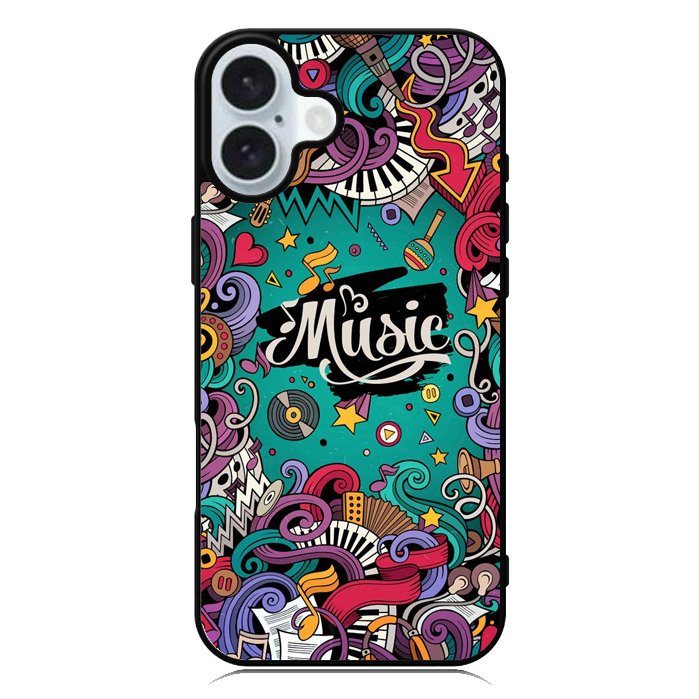 Music Art iPhone 16 Case QC9381