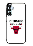 Chicago Bulls White Samsung Galaxy A35 5G Case OV9324