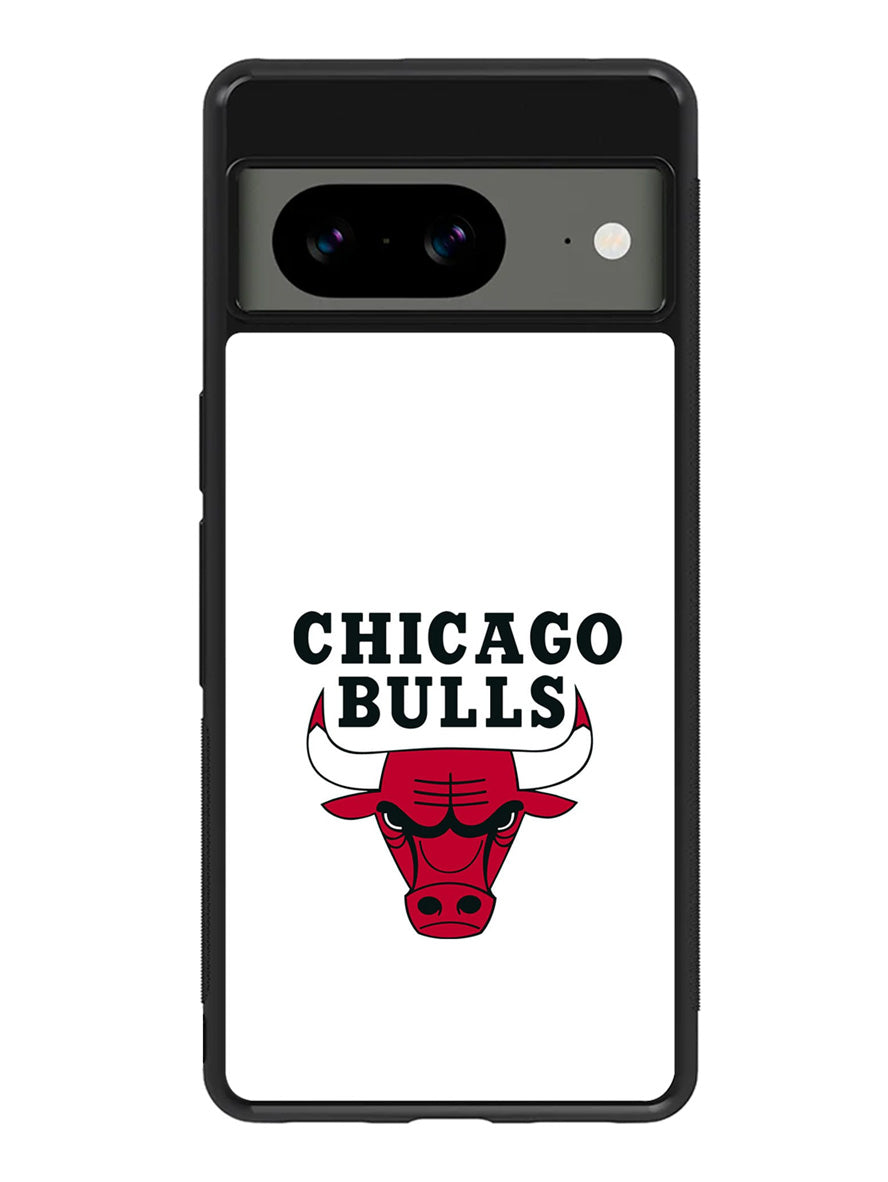 Chicago Bulls White Google Pixel 8 Case QC9324