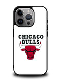 Chicago Bulls White iPhone 14 Pro Case QC9324