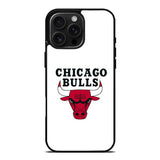 Chicago Bulls White iPhone 16 Pro Max Case OV9324
