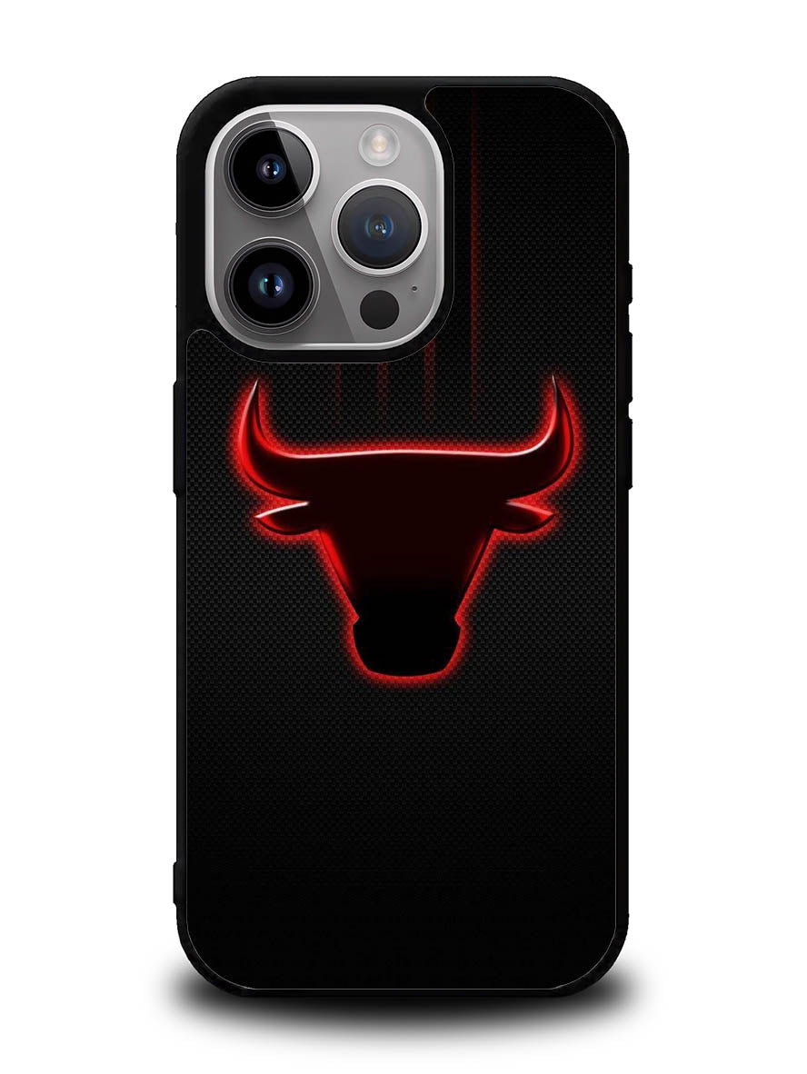 Chicago Logo Strips iPhone 14 Pro Case QC9325